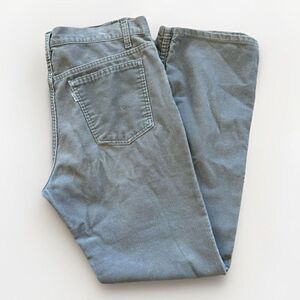 Vintage Levi's 515 Corduroy‎ Jeans Mens 34 x 33 Gray USA Made 90s Cords
